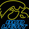 Bud Light Iowa Hawkeyes Neon Sign Neon Light