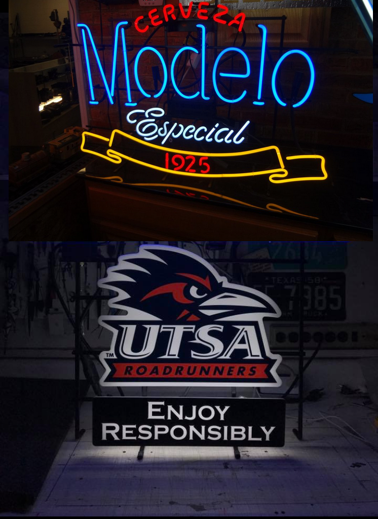 Modelo Especial UTSA Roadrunners Enjoy Responsibly Neon Sign