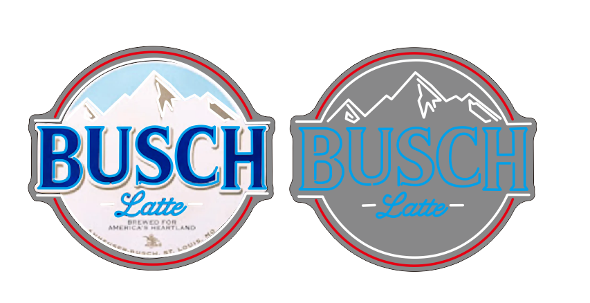 Busch Latte Neon Sign Neon Light