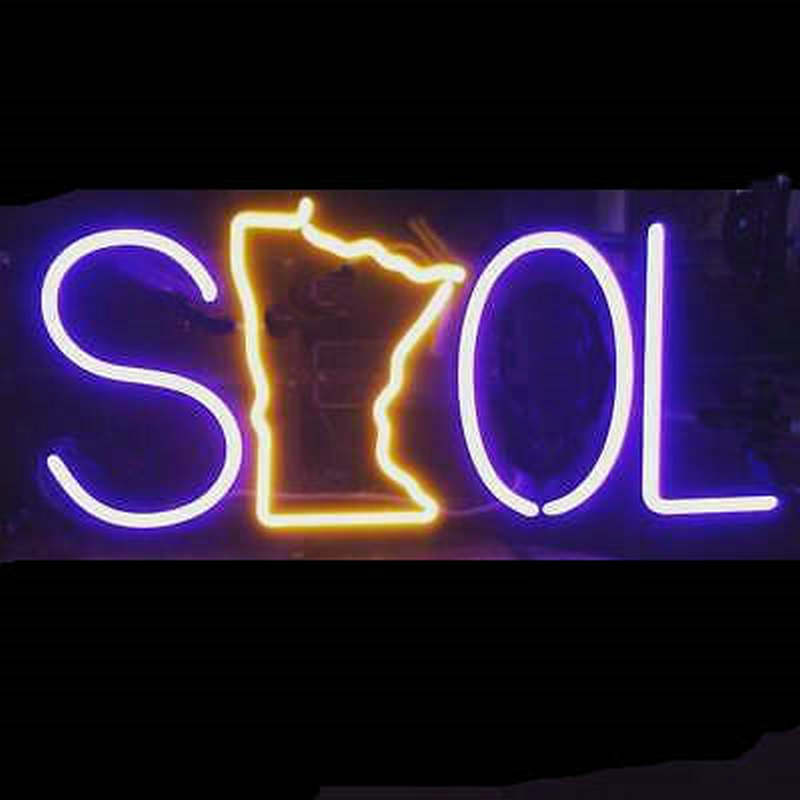SKOL LOGO Neon Light Wall Decor Vintage Neon Sign