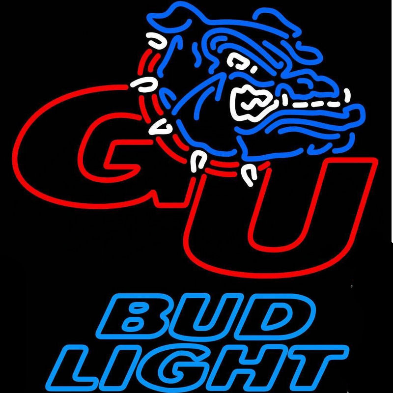 Gonzaga Bulldogs Neon Sign NCAA Teams Bud Light Neon Light