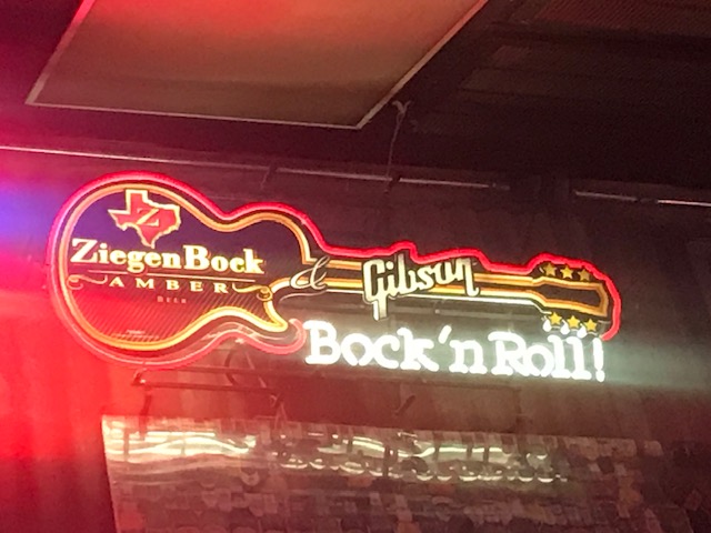 Custom Ziegenbock Texas Gibson guitar Neon Sign Neon Light