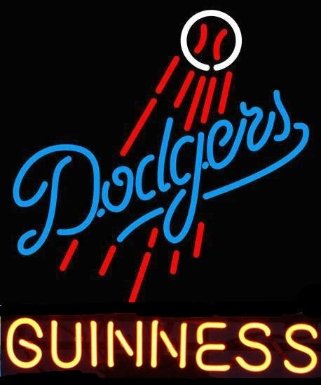 Dodgers Guinness Neon Sign