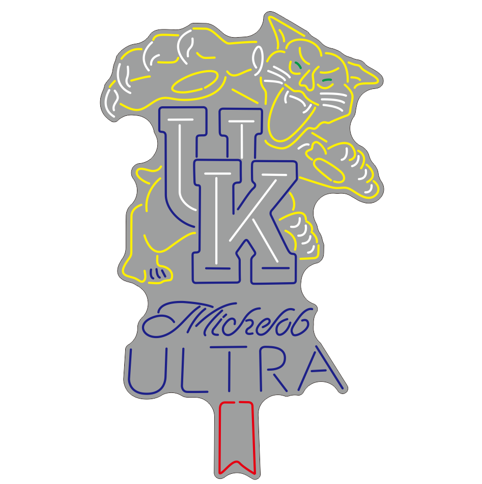 Custom Michelob Ultra UK Kentucky Wildcats Neon Sign NCAA Teams Neon Light