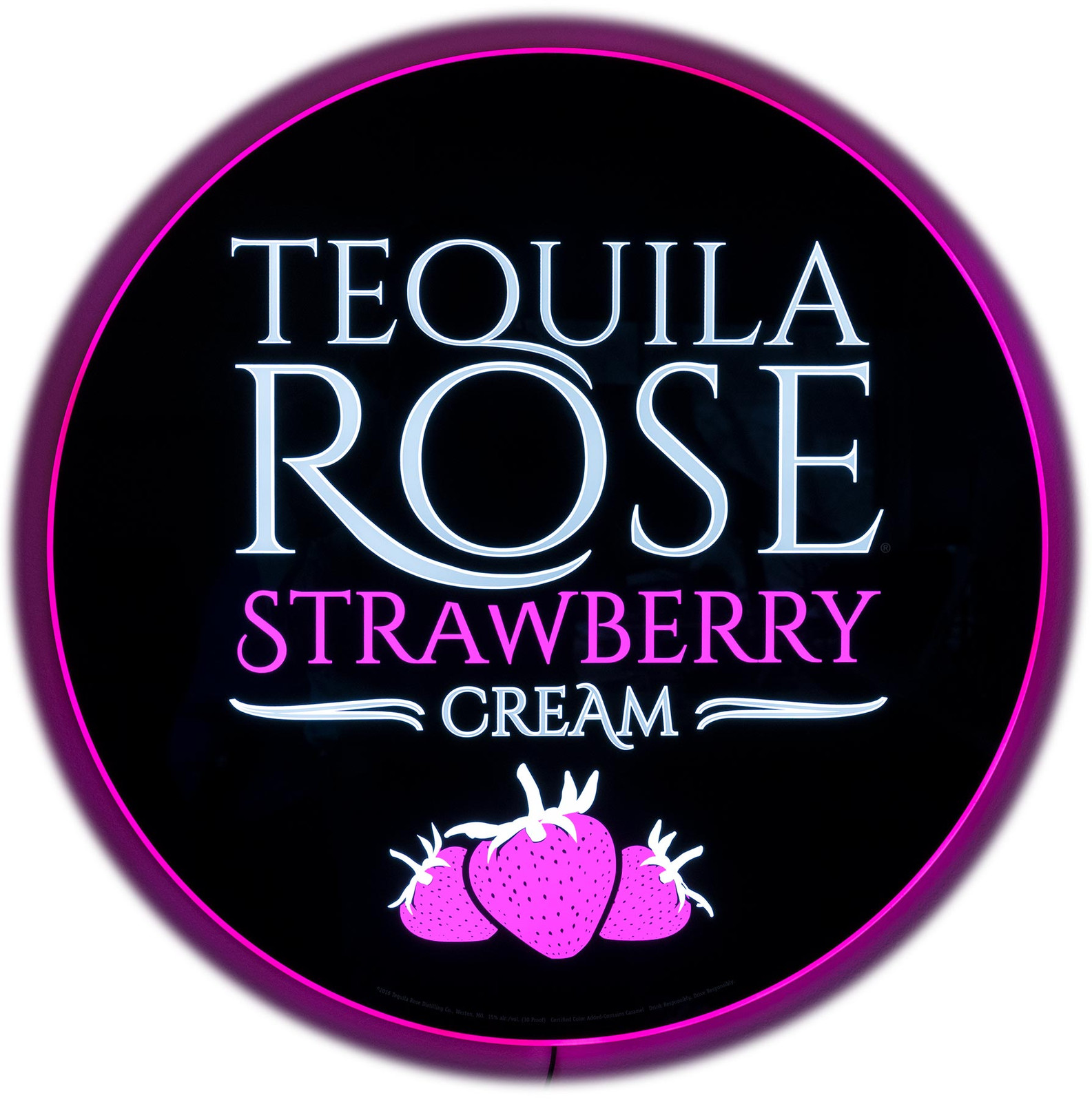 Custom Tequila Rose Strawberry Cream Logo Neon Sign Neon Light