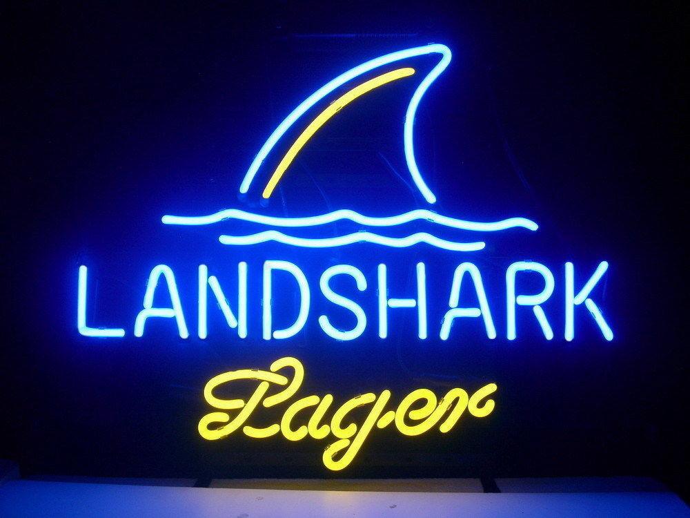 landShark Lager Neon Sign