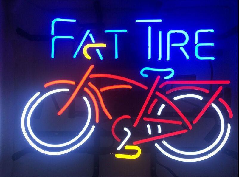 Fat Tire Neon Sign