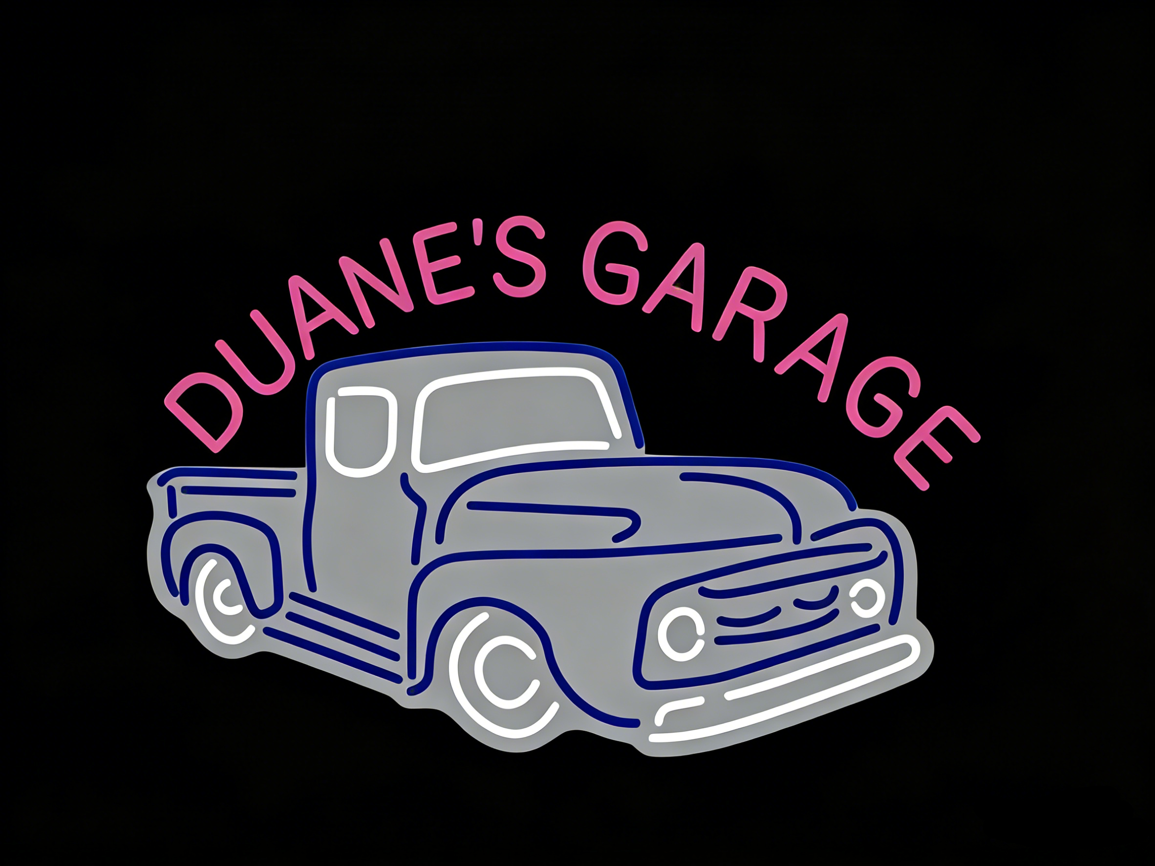 Custom Truck Garage Neon Sign Teams Neon Light